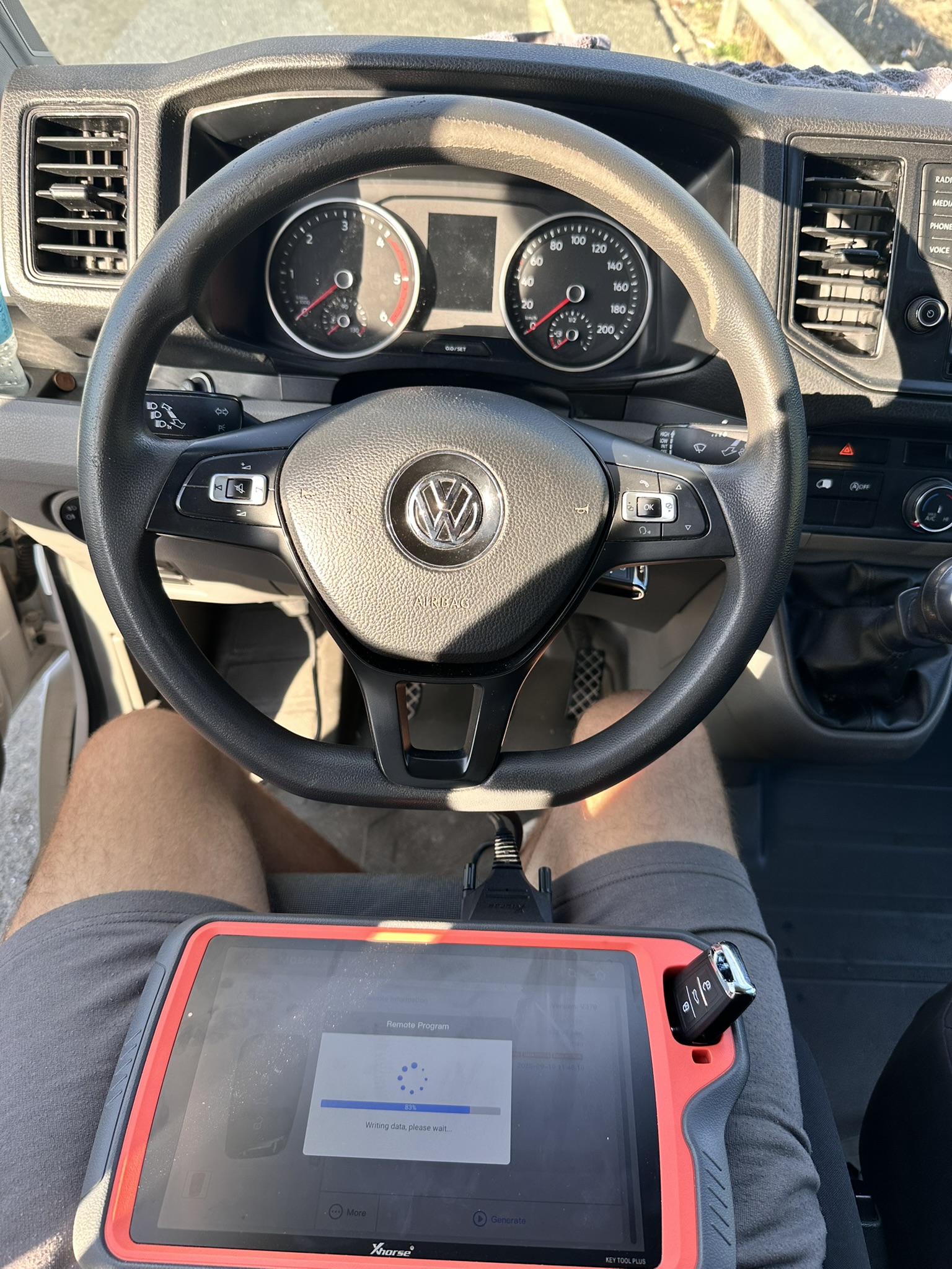 Programación llave VW con escáner — Costa Blanca